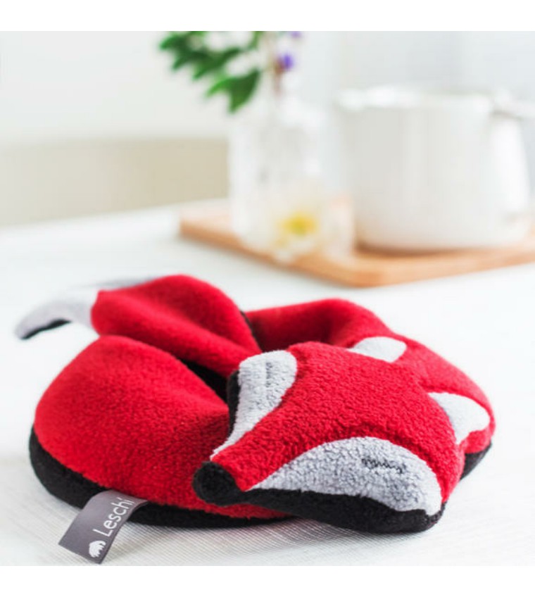 U型枕居然可以放进微波炉里加热?!小狐狸这是要成精啊?