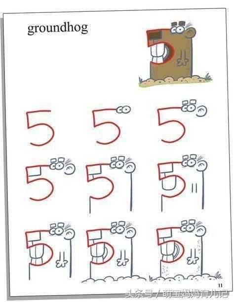 手工画儿童简笔画基础入门,画超萌超可爱超级简单简笔画