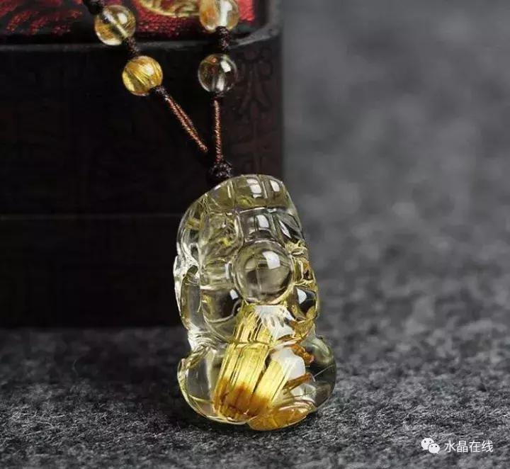 金发晶和钛晶貔貅,为什么大家都喜欢貔貅饰品