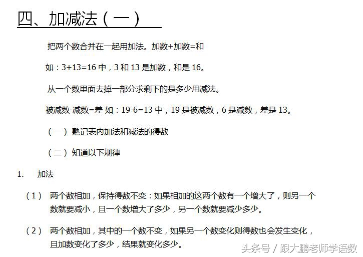 北师大一年级上册数学总复习，与课本紧密集合，这样的复习最有效