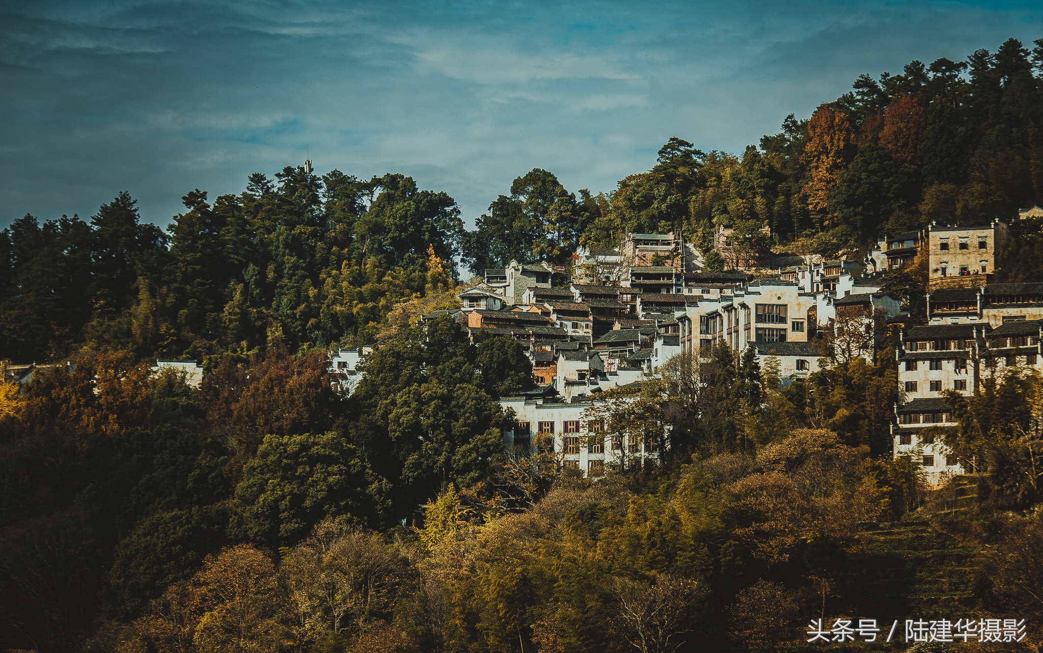 婺源篁岭最美村落,婺源有着中国最美山村称号