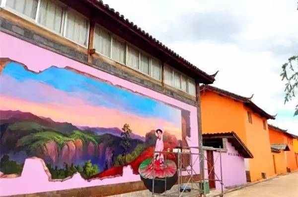 丽江惊现国内第一个彩色村!美的太不像话,像童话!