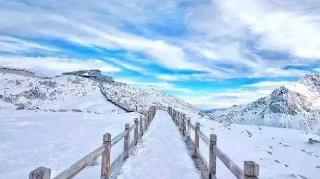 一下雪峨眉山就成了仙境,一下雪川西便美成了天堂