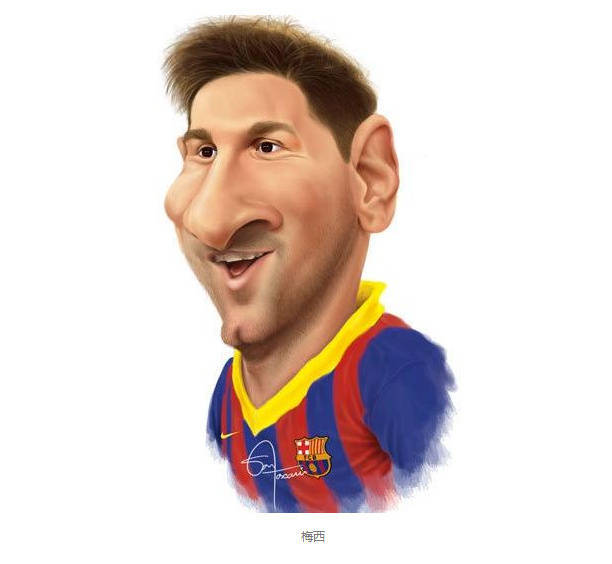 足球球星五大联赛漫画图片,足球运动员c罗人物漫画
