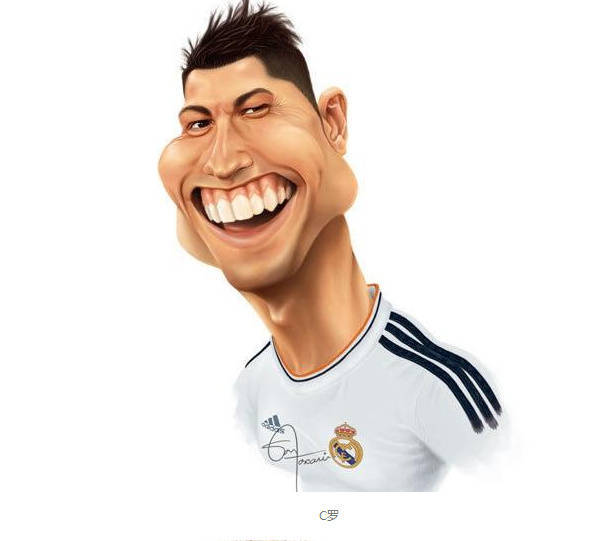 足球名场面漫画图莫德里奇,足球巨星画