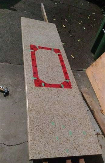 自己动手给大理石打磨翻新,自己动手更换不锈钢台面