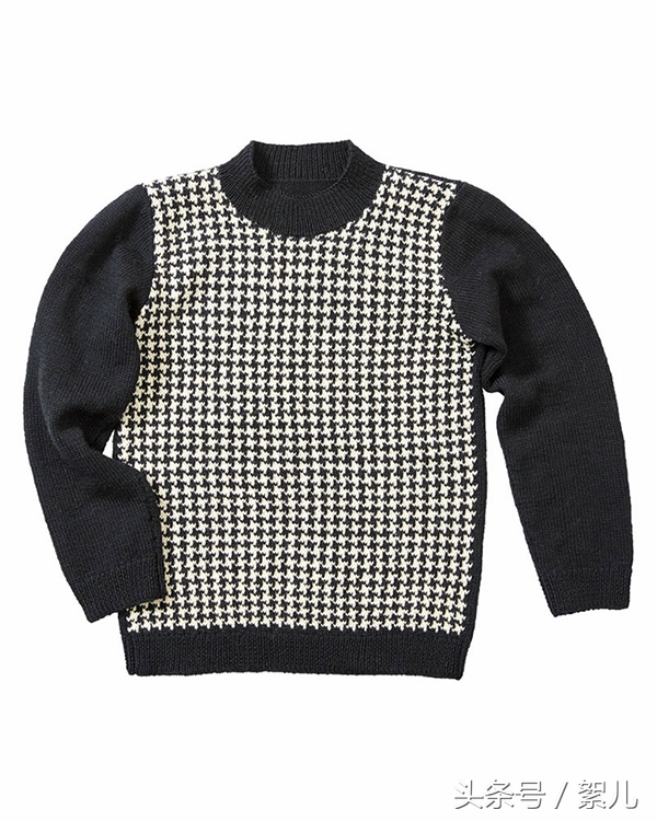 热门法式复古千鸟格毛衣,永远经典的毛衣