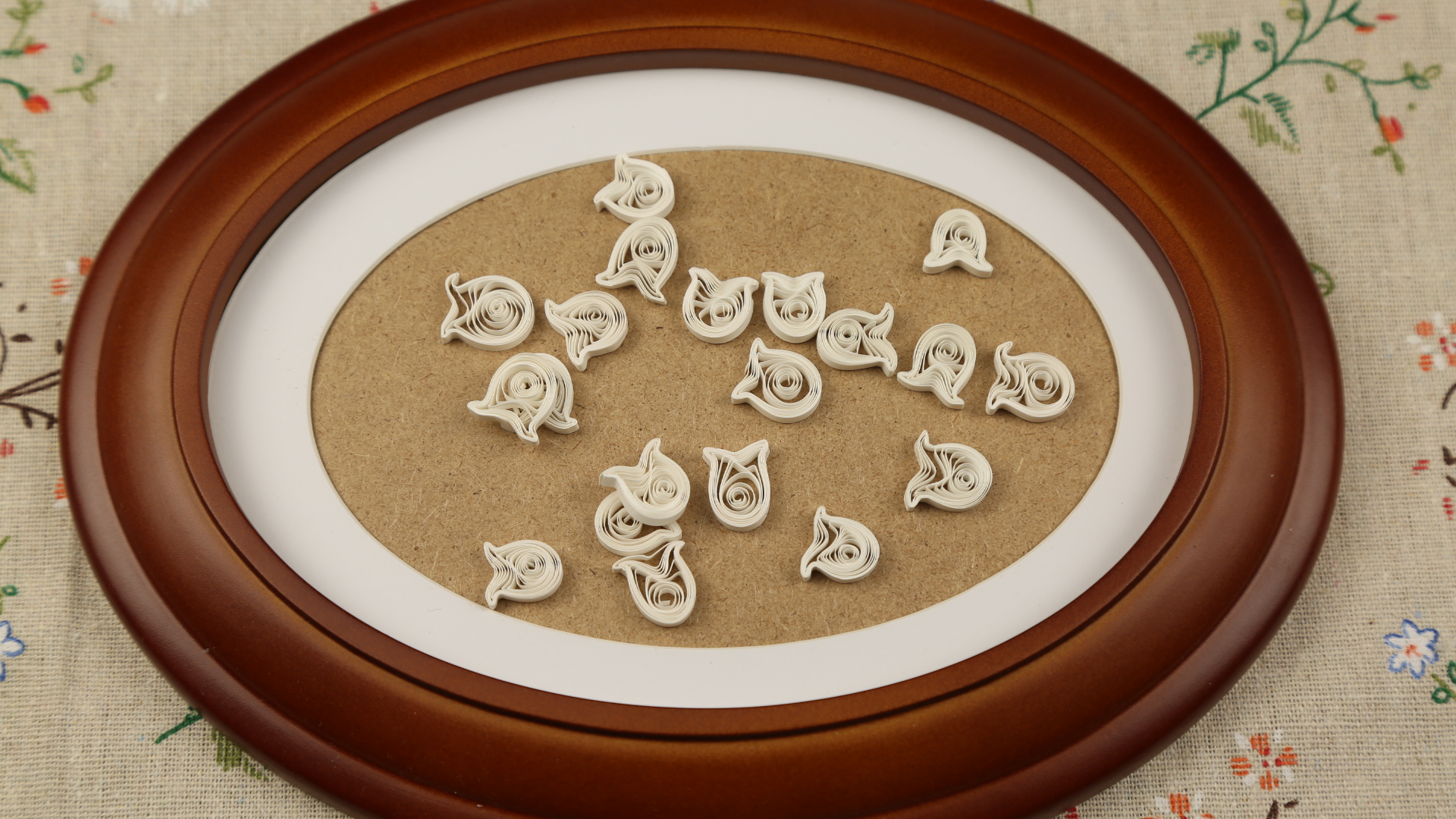 10种衍纸花,衍纸手工作品简单花