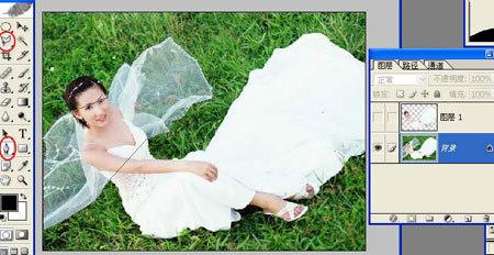 ps抠图婚纱人物,ps抠图婚礼摄影