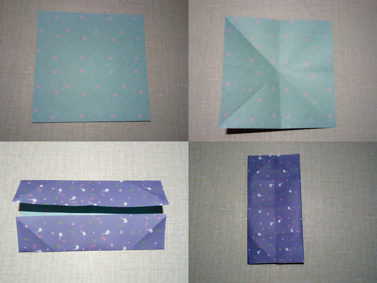 折纸四叶草信封大全,四叶草信封折纸教程简单