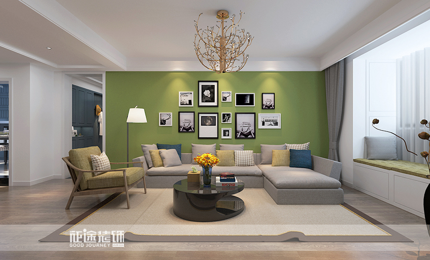 昊天园位置图,鸿璟园现代简约风格装修