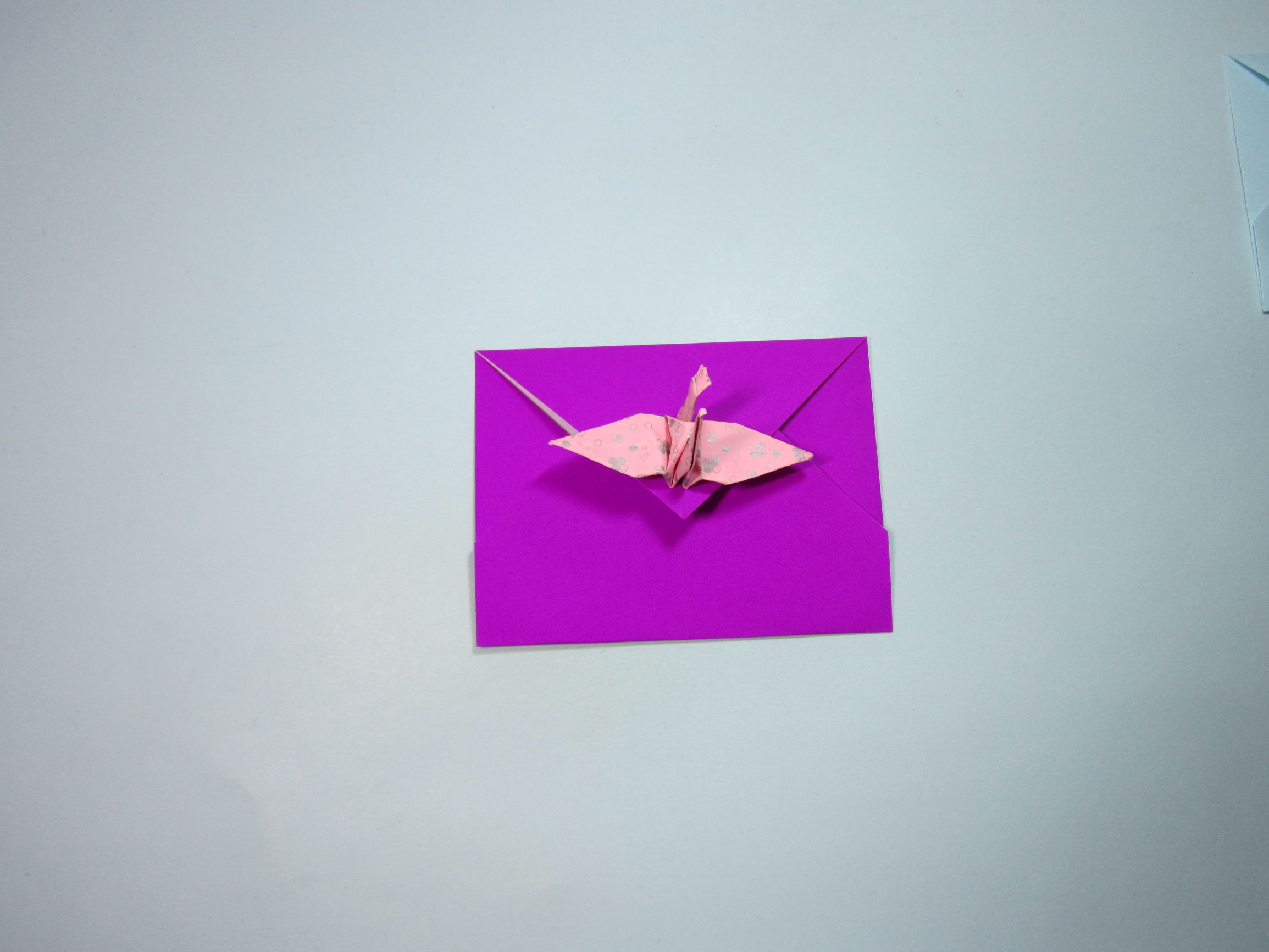 简单的手工折纸信封的折法,漂亮实用的蝴蝶结信封折纸教程