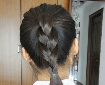 最简单的100种编头发教程,编美丽的头发