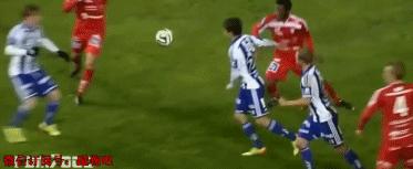 叹为观止的传球,足坛经典长传球gif