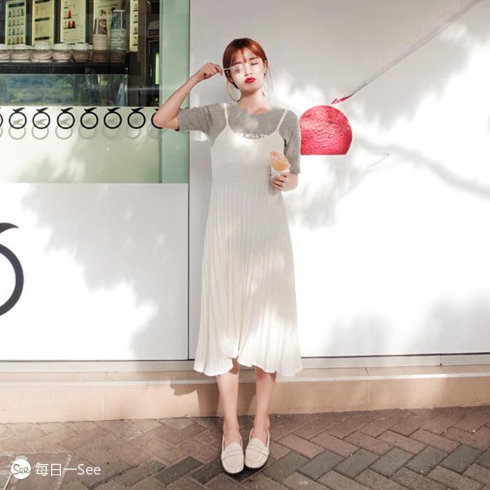 五一帮你搭：吊带裙PK碎花裙，去海边你更爱哪个？