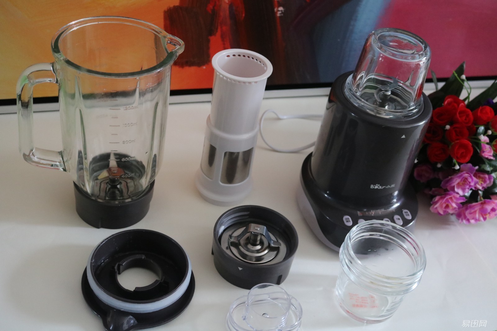 小熊果汁机小型便携料理机,小熊料理机做冰沙