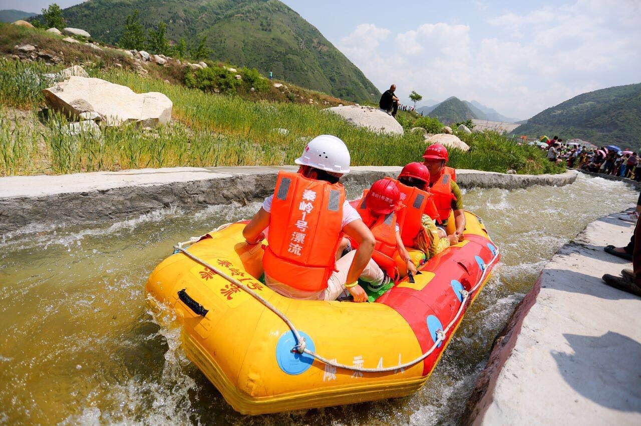 秦岭大峡谷五一漂流,5月秦岭漂流