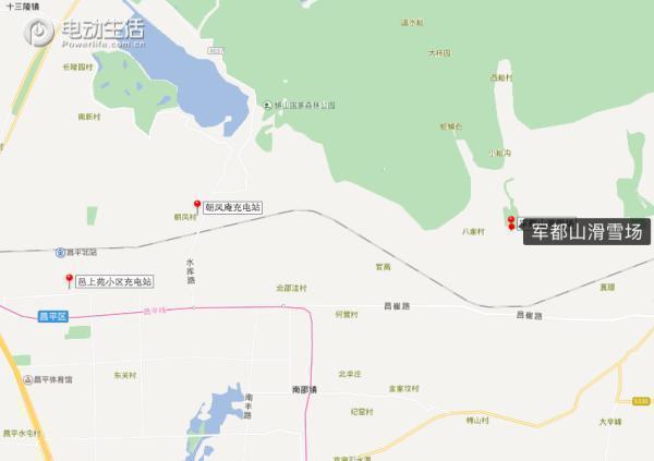 军都山滑雪场附近,军都山滑雪场不滑雪门票多少钱