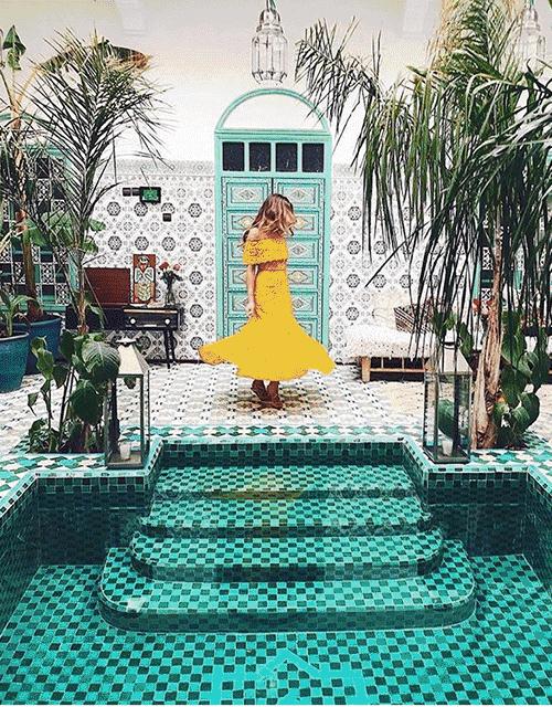 omg网红街城市森林秘境,omg佛系少女