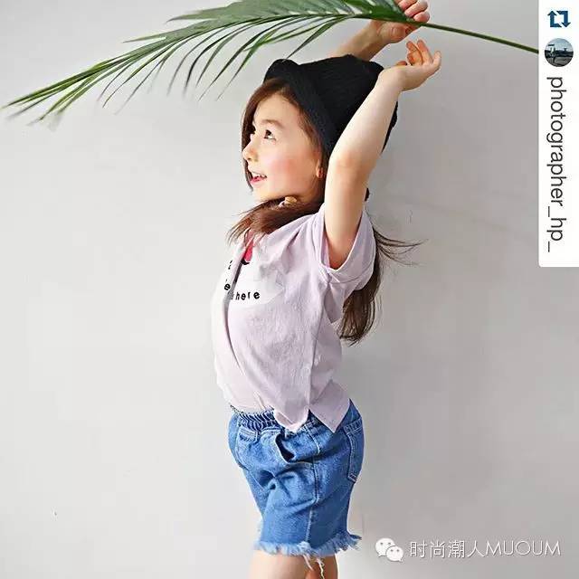 韩国小麻豆ellie春夏甜美童装搭配