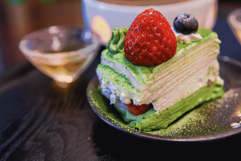 温州巷口日式庭院甜品屋！新出原谅色脏脏包，吃完脸都绿啦！