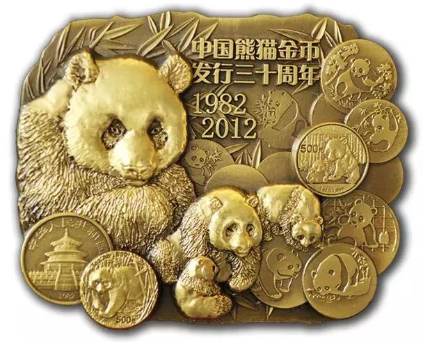 熊猫金币40年特别纪念版,收藏熊猫金币