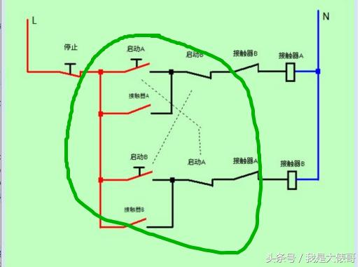 电动机按钮接触器互锁接线图,电机正反转接触器互锁和按钮互锁