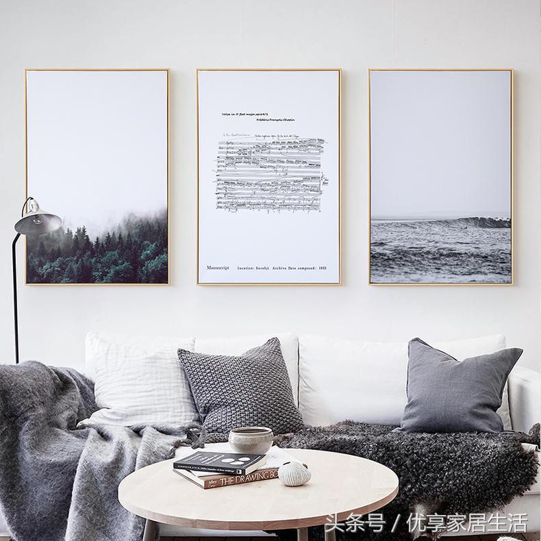 现代简约高级感的装饰画,现代简约适合什么样的装饰画