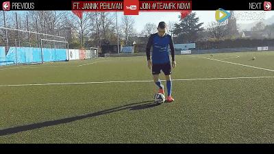 足球最实用的过人技巧教学,足球教学牛尾巴过人