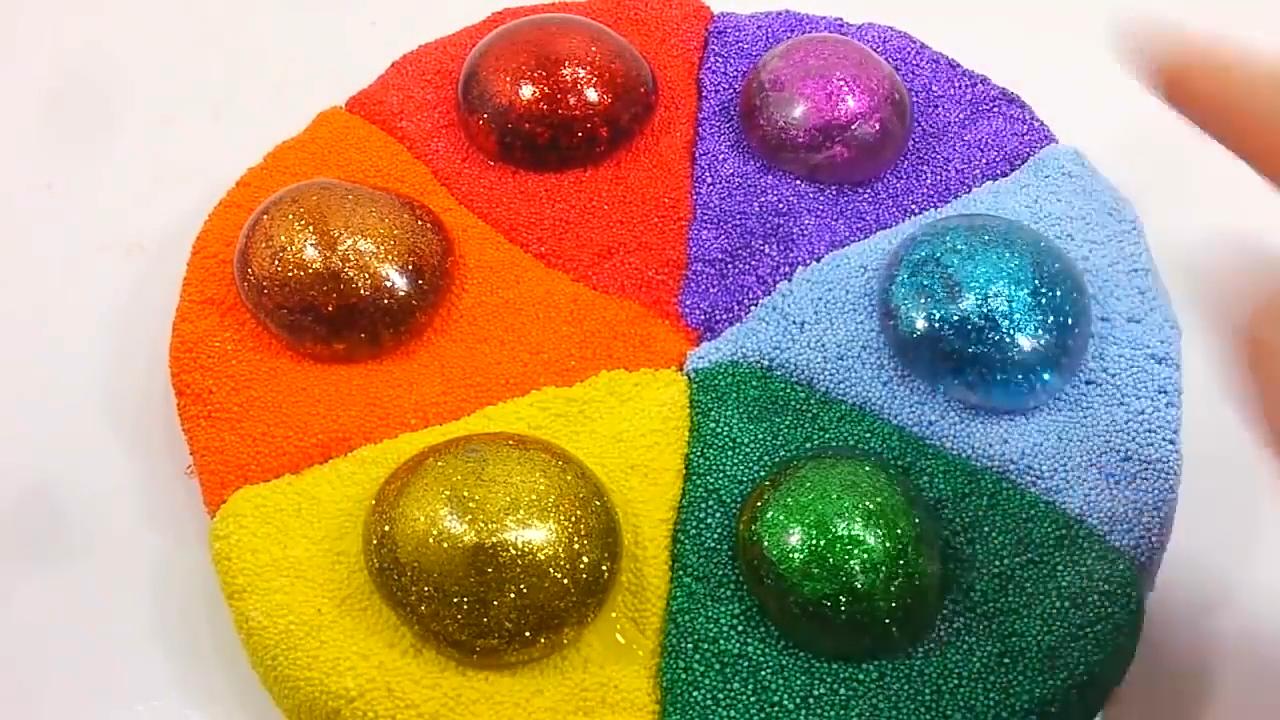 创意动力沙教程，DIY如何制作五彩冰激凌蛋筒