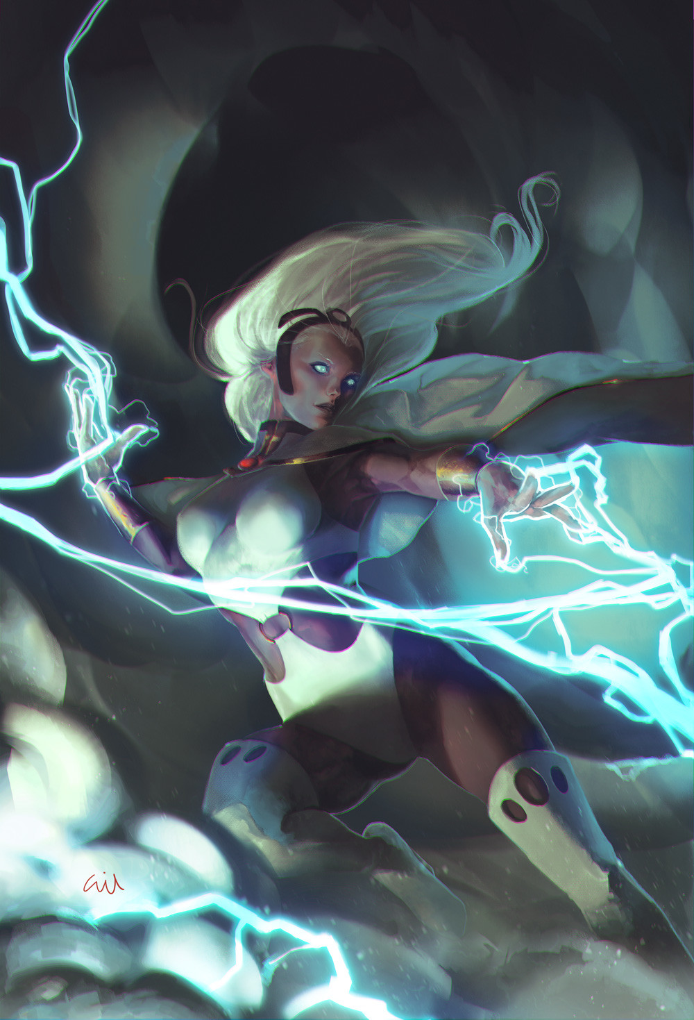 gilling插画作品,插画师karinmunyaa画作