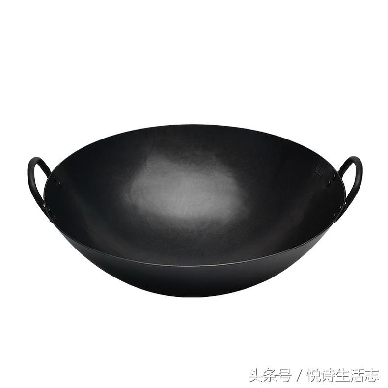 原生态手工铁锅健康炒菜锅,传统铁锅制作