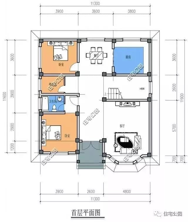 农村最新最美建房图,最经典的农村建房户型图