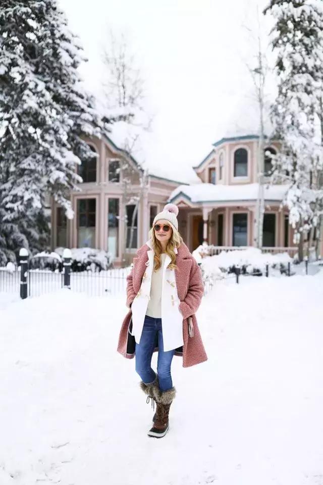 周冬雨雪地靴怎么搭配裤子,谁说雪地靴不好搭配