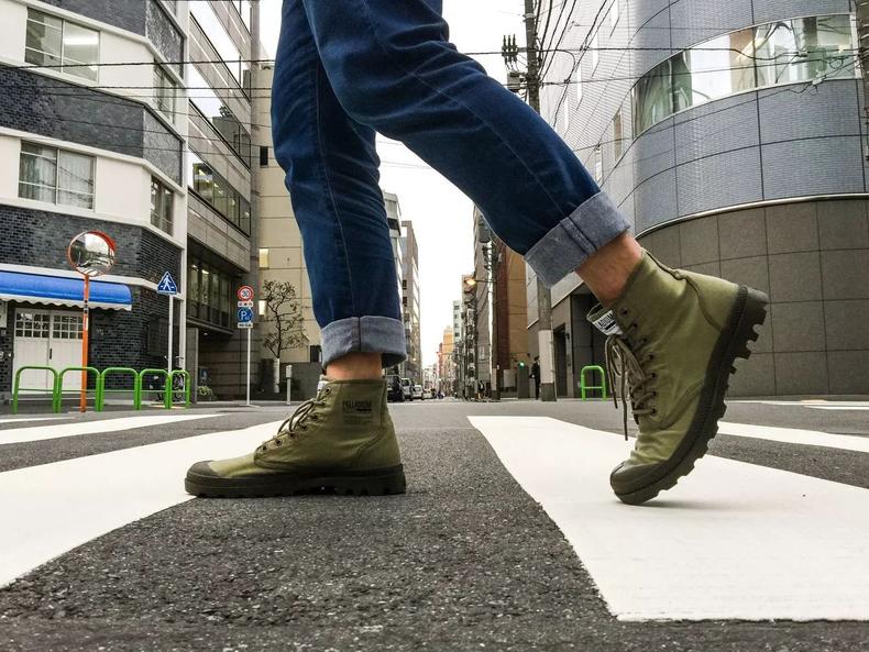 palladium帕拉丁军靴,帕拉丁军靴的正确穿法