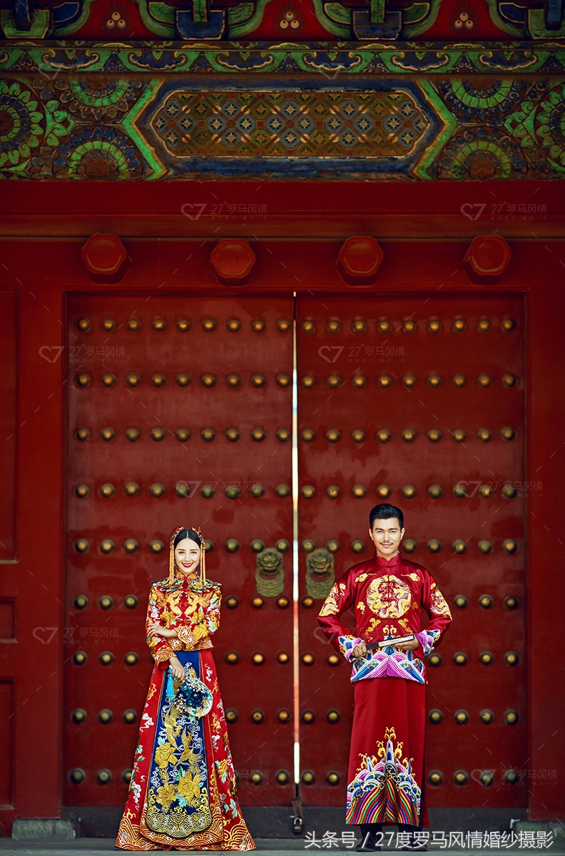 中式婚礼如何摄影好看点,婚庆风格推荐中式婚纱摄影