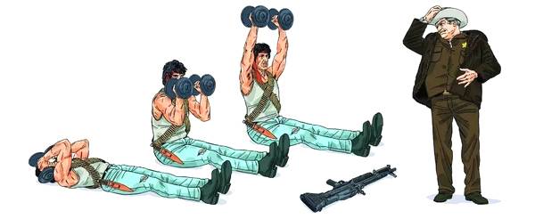 重温《第一滴血》带你体验*博兰**式健身