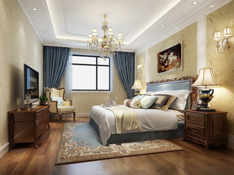 浙江欧式风格别墅装修案例,116平米廊桥水乡装修效果图