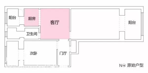 60平北欧小两居室，床头柜非常有设计感