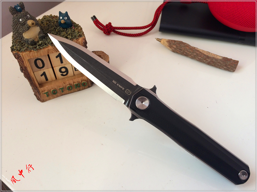 外形优雅的折叠小宝剑，STEDEMON时代C05双刃*刀折**试玩
