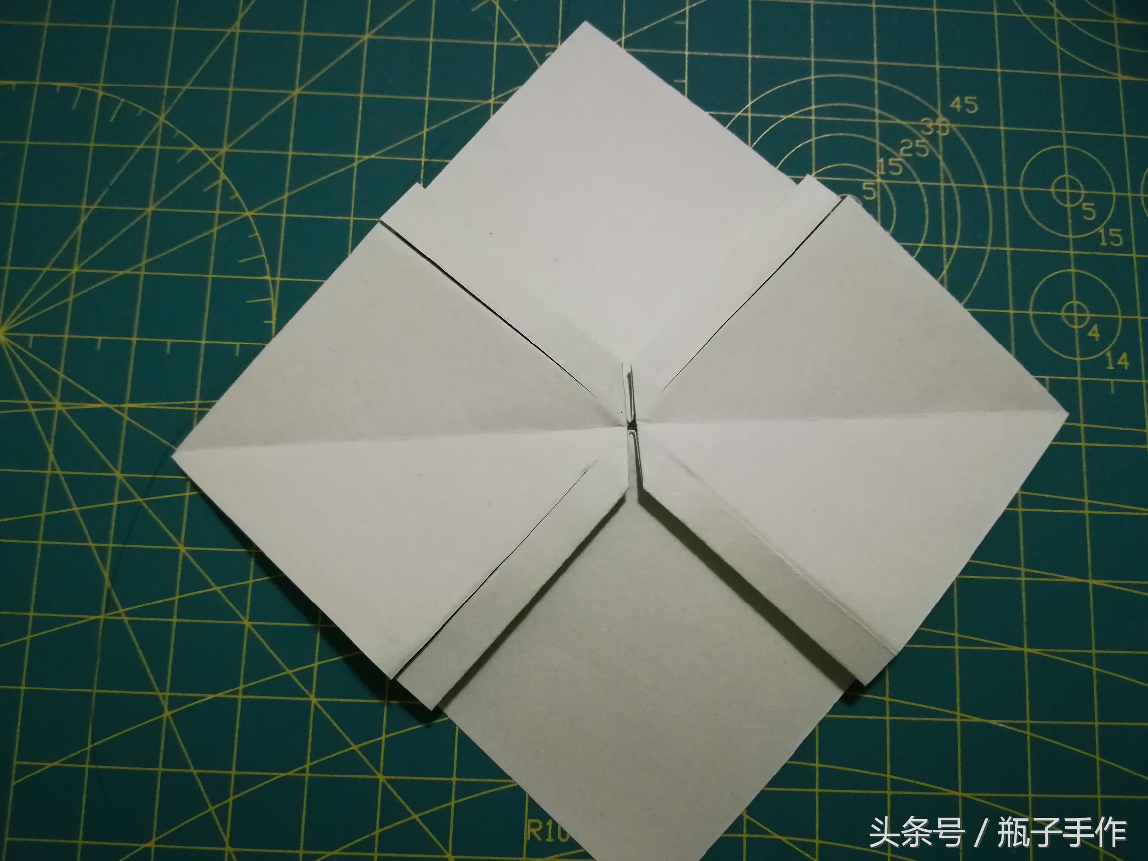 手工diy折纸ins蝴蝶结,手工折纸蝴蝶结详细慢教程