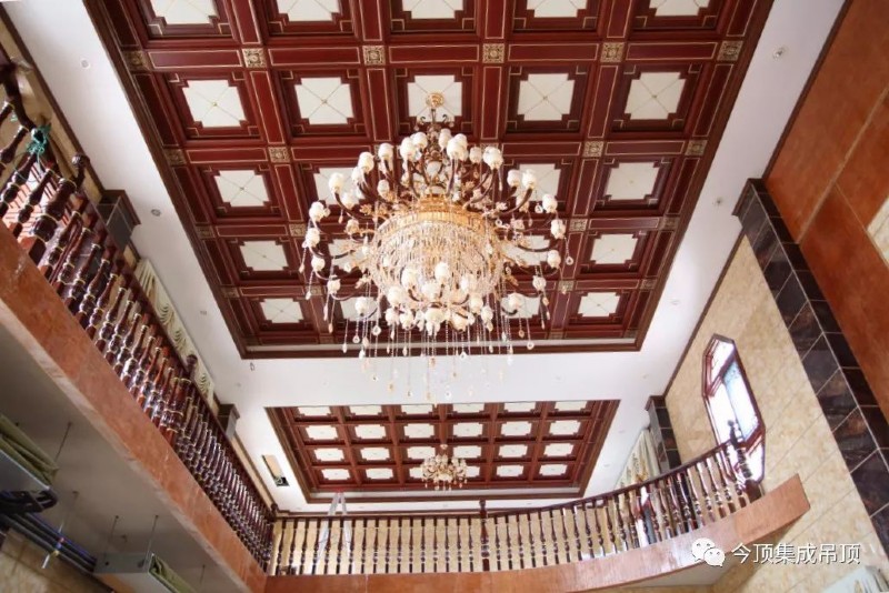 震撼！今顶超奢高端定制豪宅吊顶竣工！