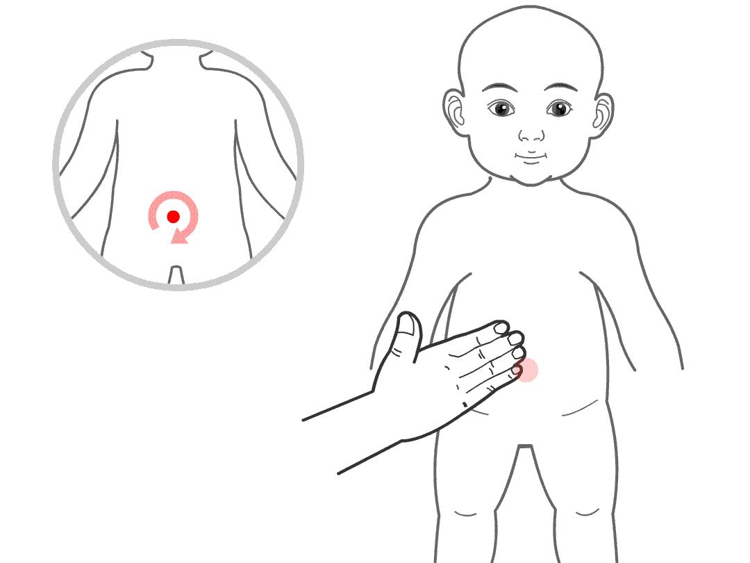 宝宝感冒上吐下泻小儿推拿,宝宝上吐下泻精神不好怎么办