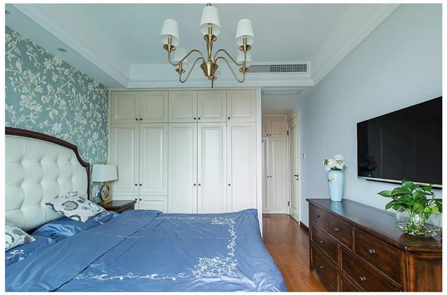 唐山法式装修风格效果图,唐山现代简美式装修风格实景案例