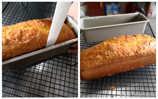 戚风蛋糕脱模技巧,蛋糕烘焙不塌陷做法