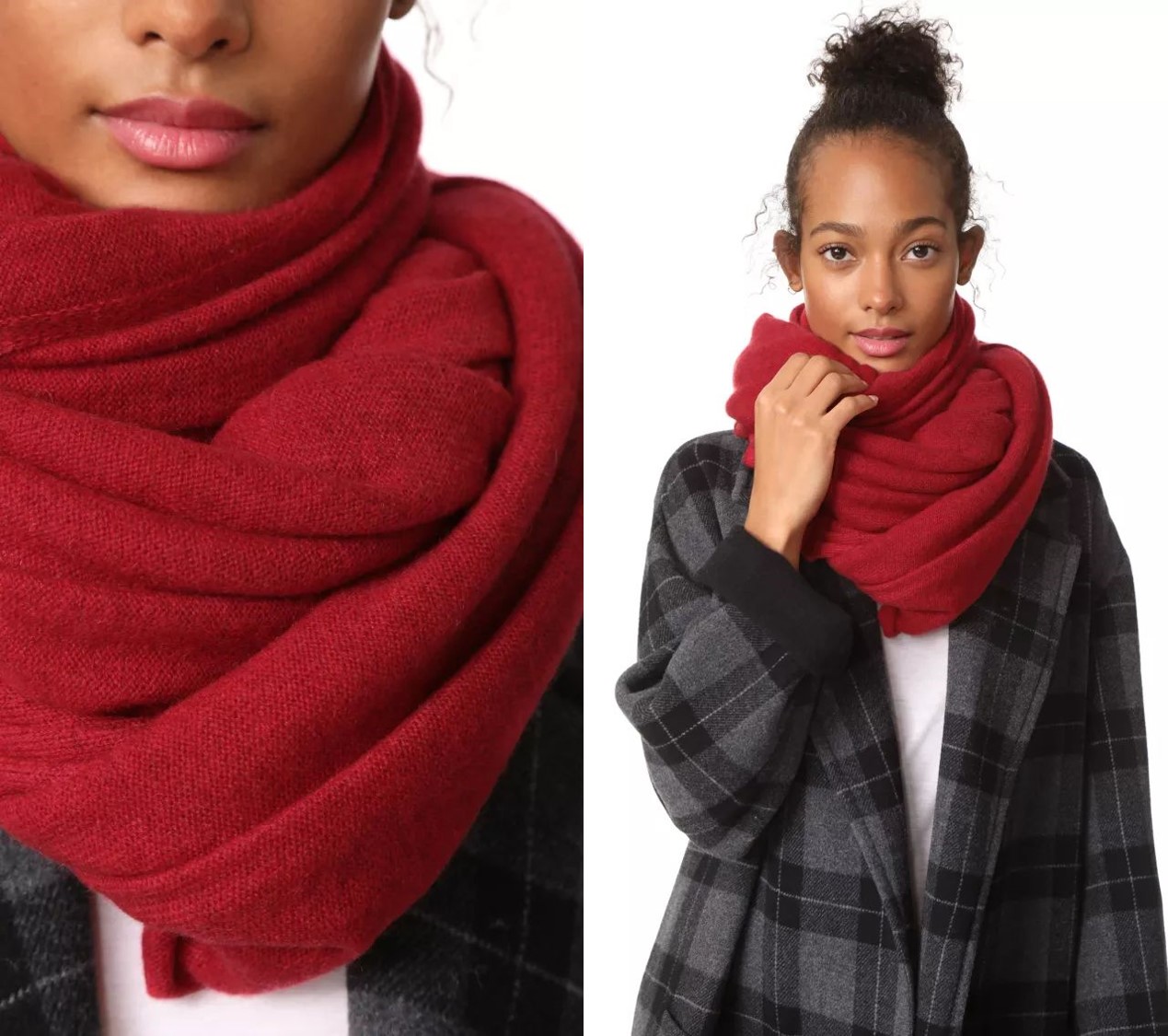 觉得高领毛衣勒脖子,高领毛衣围巾不舒服