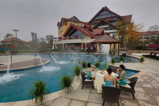 成都泡温泉一日游最佳景点,成都周边100元泡温泉包吃住