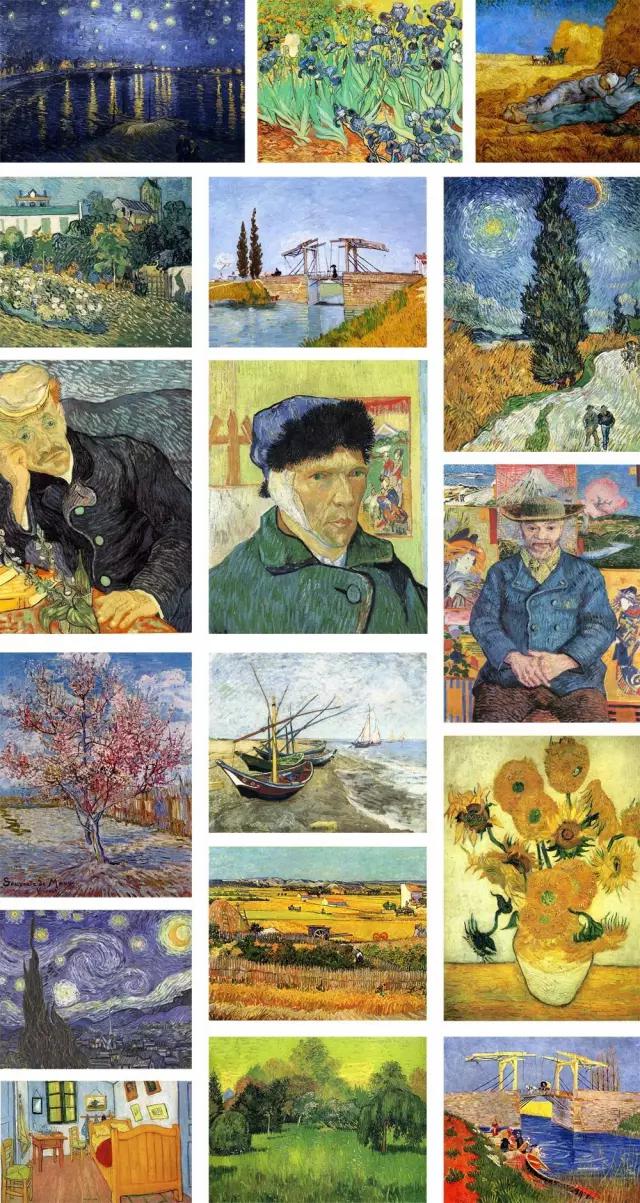 梵高最著名的十幅画,梵高最著名的26幅画图片
