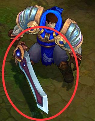 lol盖伦大宝剑连招,lol盖伦带什么技能