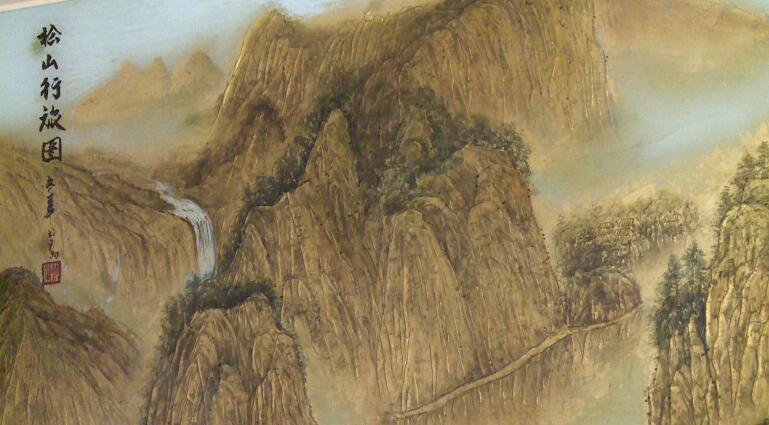 隆回：玻璃浮雕大师阳东华为画痴狂3万元一幅画供不应求